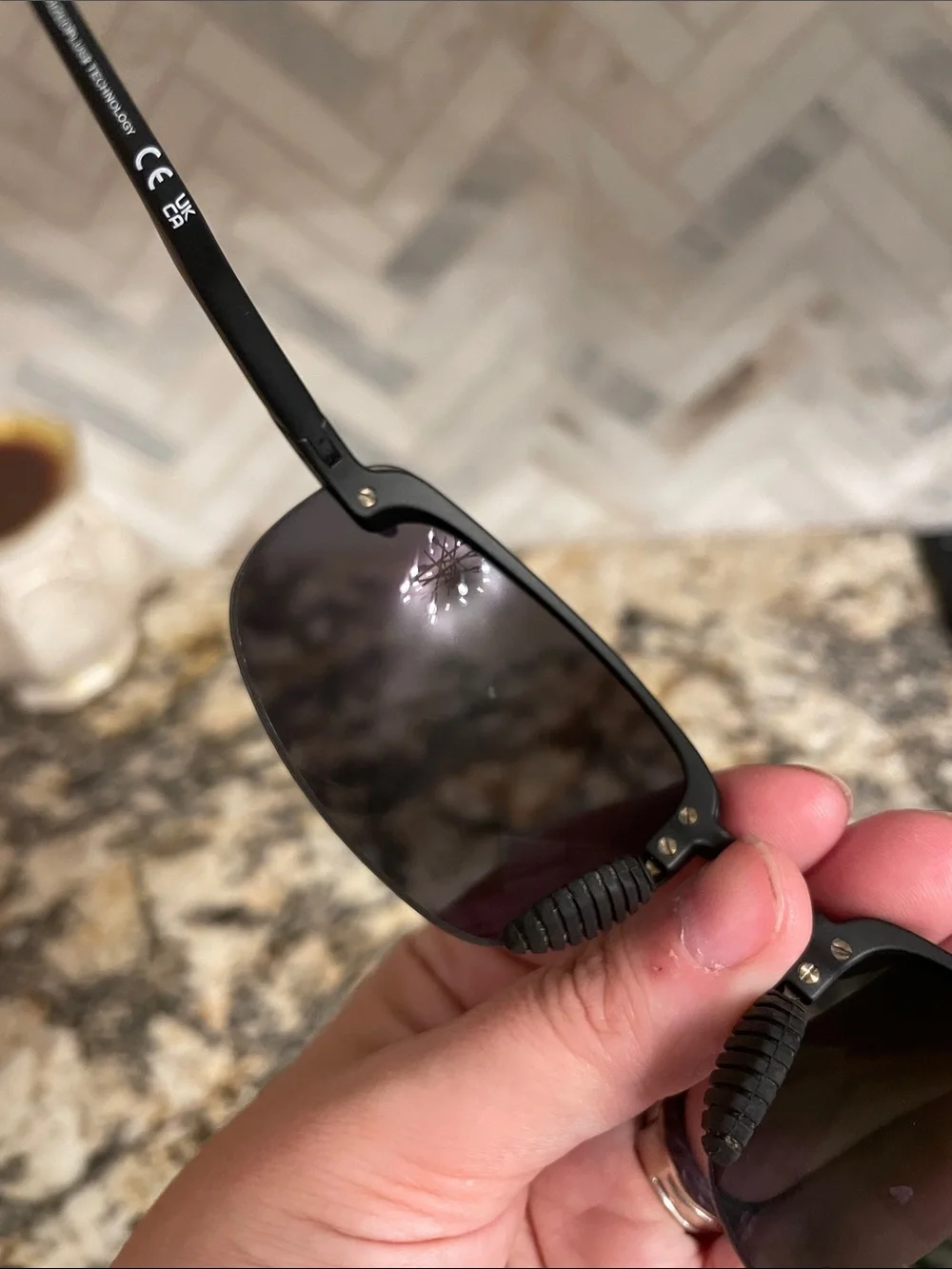 Maui Jim Banyan Men's Black Semi-Rimless Sunglasses - Classic Polarized Look